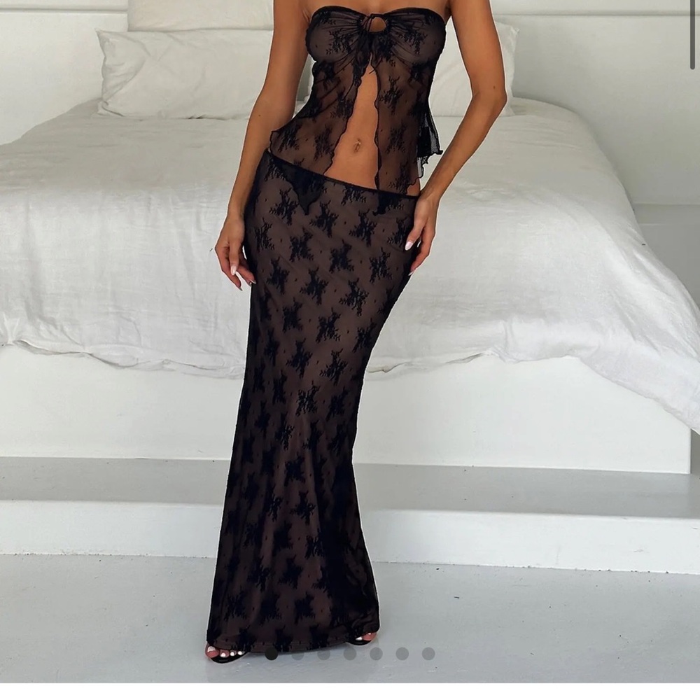 Tiger Mist Karolina Black Lace Set